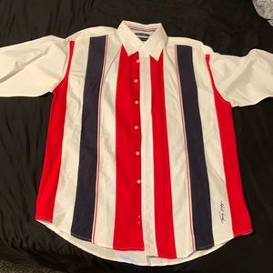 Vintage Tommy Hilfiger Mens Sized Large Long Sleeve